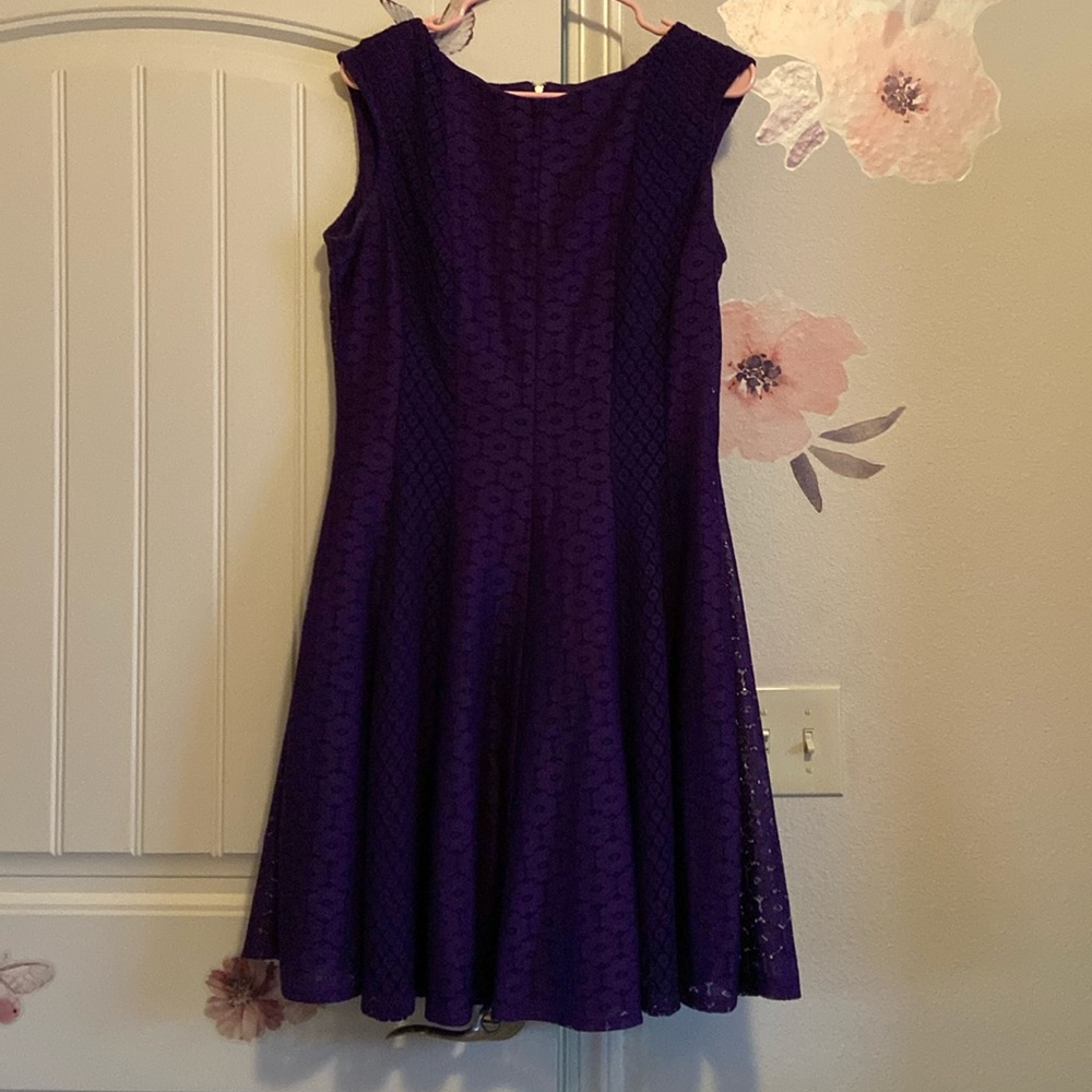 Purple Sleeveless Dress